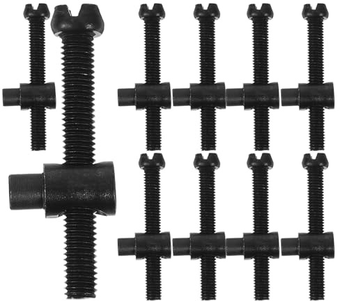Generic 10pcs Chainsaw Chain Tensioner Adjuster Screw Set Metal Replacement for Electric and Petrol Chainsaws Lawn Mower Chain Adjuster Tool Compatible with Maintenance and Repair