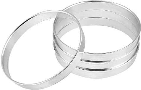 X AUTOHAUX 4pcs Bague de Centrage Jante 73,1mm à 72,6mm Aluminium Alliage Voiture Moyeu Centré Anneaux