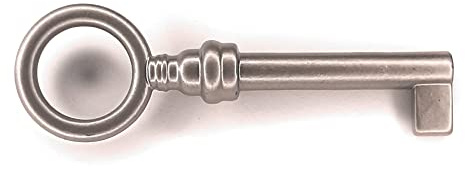 Cyclingcolors llave de cerradura mueble redondo contemporáneo diseño 70mm decoración llave níquel mate