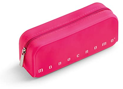 Pigna, Astuccio Bustina in morbido Silicone, Monocromo FLUO, Colore Fucsia, Confezionato singolarmente