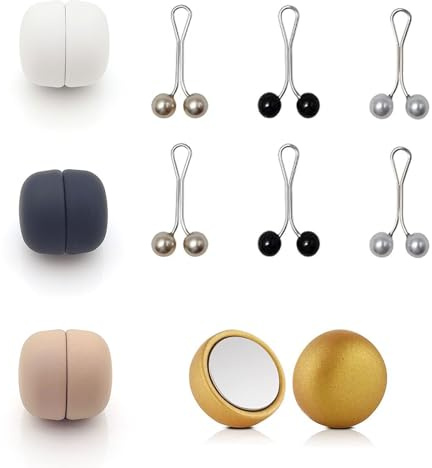 JDCMEI 10 Stück Hijab Magnetische Pins, Hijab Brosche Magnetischer Magnetknöpfe Ohne Nähen Magnetischer Hijab Pins U Form Sicherheitsnadel Brosche Clip für Damen Muslimische Schals Hijabs