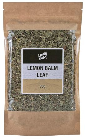 Lowhill Valley Lemon Balm Leaf - Melissa officinalis for Natural Calmness – Handpicked – No Additives or Preservatives – Organically Grown – 100% Pure Herb – 30g