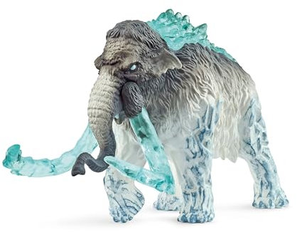 schleich ELDRADOR CREATURES Frostmammut, från 7 år, 70829 - Leksaksfiguren, 9 x 16 x 11 cm