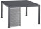 Hespéride - Persienne pour pergola bioclimatique Evora - 1 3 côté - 1,2 x 2,3 m Graphite
