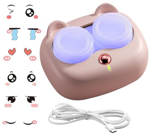 Macchina per la pulizia delle lenti a contatto, pulitore per lenti USB, bevitore intelligente, dispositivo portatile per la cura degli occhi, sistema di pulizia per l'uso quotidiano in agenzia di