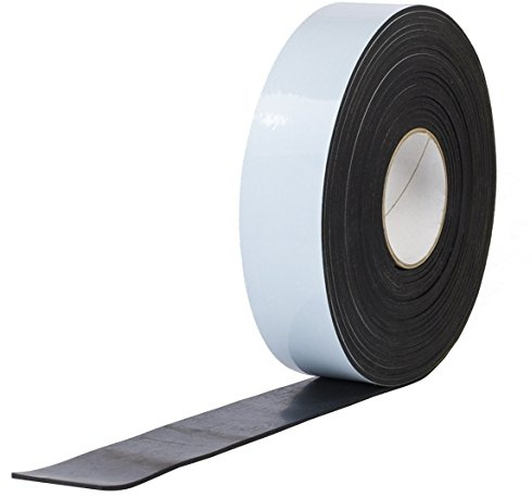 HSF Vollgummi SBR 30mmx2mm einseitig selbstklebend 10m Rolle schwarz