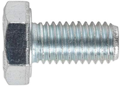 Sealey SS1020 HT Setscrew M10 x 20 mm, DIN 933, zincato, 8.8 25