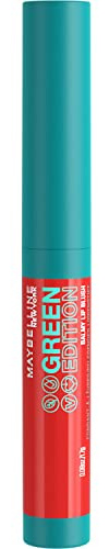 Maybelline New York Green Edition Bálsamo labial con color hidratante y cuidado al instante, Tono 03 Sunshine