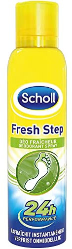 SCHOLL Lot de 3 Flacons de 150 ml Spray Fraîcheur Fresh Step