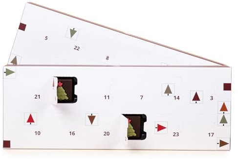 CHOCOLISSIMO Pralinen Adventskalender 2025 - Adventskalender Belgische Pralinen - Luxus Weihnachtskalender Schokolade - Perfekt Schokolade Geschenk für Frauen, Männer - Weihnachten Süßigkeiten