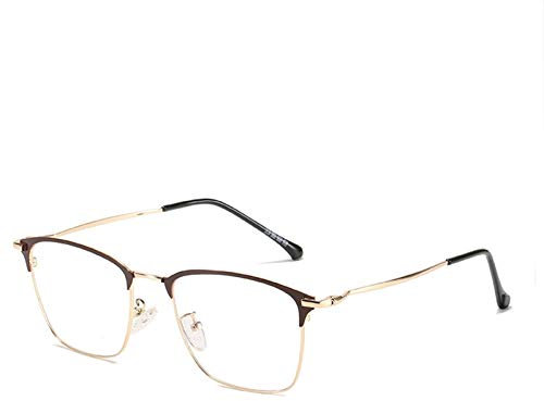 Blue Light Blocking Glasses, Computer Reading Glasses, Gaming Glasses, Tv Glasses for Women Men Protection Eye Vision (Color : Black gold)