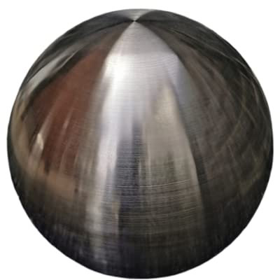 Jürgen Bocker Gartenambiente Dekorationskugel 30 cm Edelstahl schwarz matt gebürstet Dekokugel Edelstahlkugel Gartenkugel