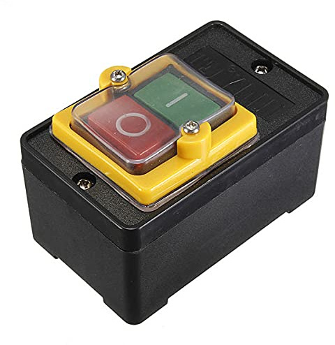 ECI ELETTROFORNITURE INTERRUTTORE pulsantiera 0-1 A TENUTA STAGNA 10A 220/380V MARCIA ARRESTO start