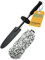 LICARGO® Microfibre rim brush, extra thin, with removable cover, for gentle cleaning up to deep into the rim bed, ideal rims, wheel brush