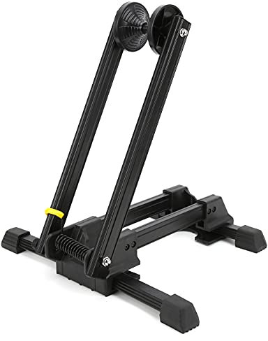 Buachois Fahrradständer Boden, Universal Fahrradhalter Faltbar Plug-in Hinterradständer, Fahrrad Ausstellungsständer, Tragbarer Fahrrad Abstellständer Fahrradparksystem