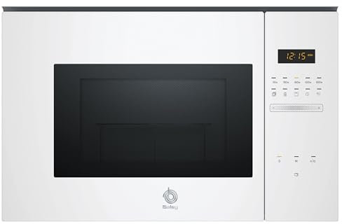Balay - Microondas integrable, Control Comfort, Aqualisis, Cristal blanco, 3CG5172B2