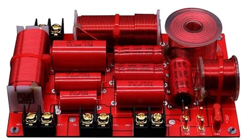 JINGERL 35. 0w 750Hz 5kHz 3 Weg Crossover Board Treble Midrange Bassfrequenzteiler 4Ohm-8Ohm Lautsprecher Filter Bücherregal Home Audio 1PC (Color : 1 Piece)