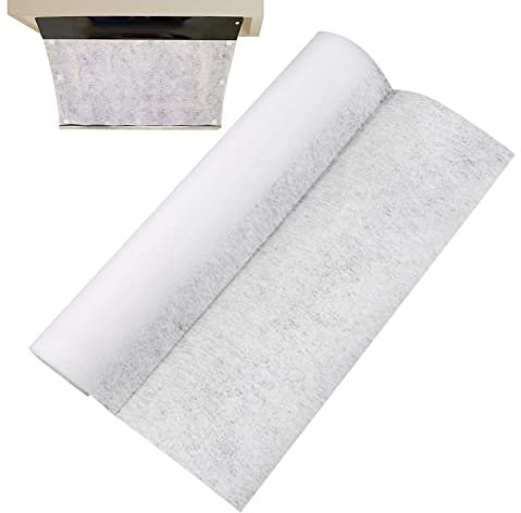 pologmase Filterpapier für Dunstabzugshauben | 10 schneidbarer Vliesstoff-Fettfilterersatz | Filterpapier für Küchenhauben, Haubenfilter, Ventilator, Ölabsorptionspapier, Küchenwerkzeuge