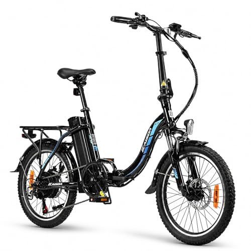 KAISDA K K7 Ebike Klapprad 20 Zoll 36V 13Ah Akku,Leichtes E-Bike 7 Gang-Schaltung, e Bike klapprad, elektrofahrräder für Herren Damen,Trekking/City Pedelec