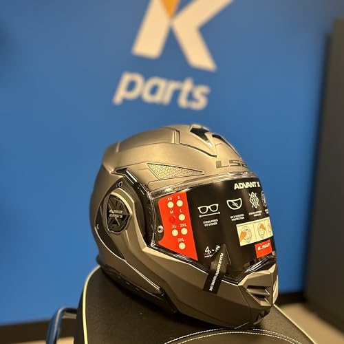 LS2, klapphelme Motorrad ADVANT X solid mat Titanium