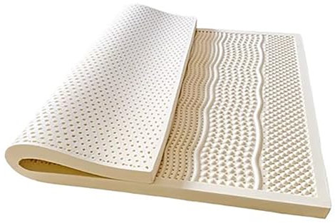 NAKEAH 100% natürliche Latexmatratzen Premium -Stützbissen, atmungsaktive und Bequeme Betttöne für Rückenschmerzen,2.5cm,180x200cm