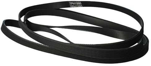 vhbw Keilriemen kompatibel mit Siemens WT45RVxxx | WT45Wxxx, WT46Exxx, WT46Wxxx, WT47Rxxx, WT47Wxxx Wäschetrockner - 14,6 cm Schwarz