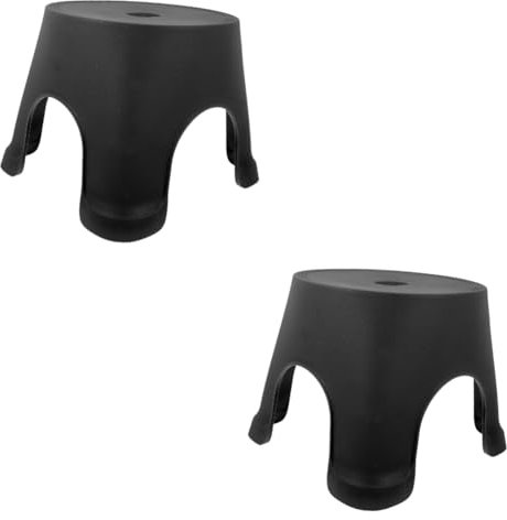 IMIKEYA 2St Kleine Bank Tritthocker kinderhocker Foot Stool fußlehne stoof Fußhocker Kleinkindstufen für das Badezimmer Trittstufe für Kleinkinder verdicken Fußbank Kleiner Hocker pp