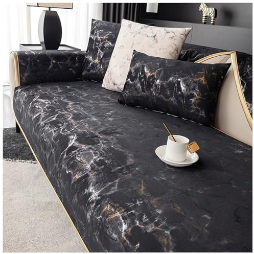 Sofa Überzug1/2/3/4Sitzer, Sofaschoner rutschfest für Ecksofa, Sofaüberwurf für L Form für Hund Katze, Sofabezug für Sitzfläche, Sofadecken für Wohnzimmer(Size:110 * 110cm,Color:D)