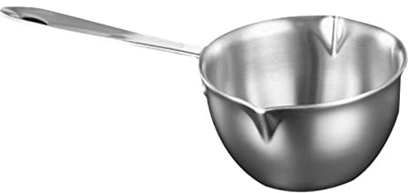 CIYODO Cuenco De Acero Inoxidable Para Derretir Mantequilla 200 Ml Olla Para Calentar Para Microondas Olla Para Derretir Chocolate