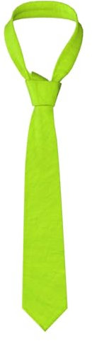 KWQDOZF Corbata delgada de color sólido de lima verde abstracto para hombres Corbata delgada