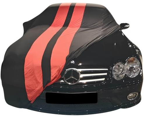 Star Cover Indoor Autoabdeckung kompatibel mit Mercedes-Benz SL-Class (R230) SUPER Soft Stretch