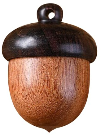 Contenitore Di Pillole, Scatola Di Pillole Portatili Dimensioni Da Viaggio In Legno, Organizzatore Di Pillole Di Medicina, Organizer Di Pillole Come Ciondolo Per Integratori Di Olio Di Fegato