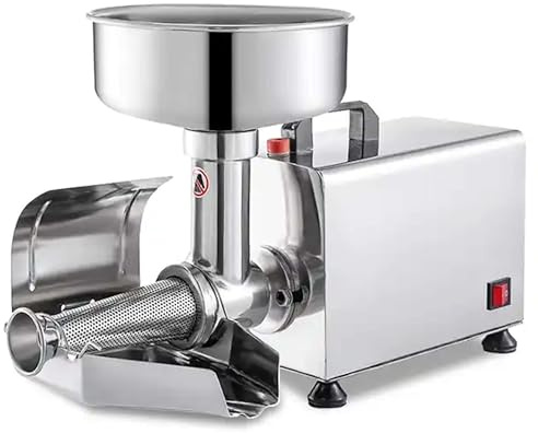 Electric Strainer Commercial 370W Machine, Food Milling Press Machine, Jams & Sauces Squeezer Maker, Stainless Steel Fruit Press Squeezer for Food Mill for Canning