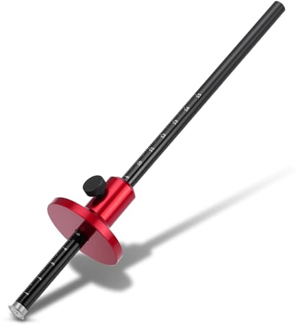 Calibre de Marcado Calibre de Marcado de Carpintero para Carpintería, para Medir Longitud y Profundidad