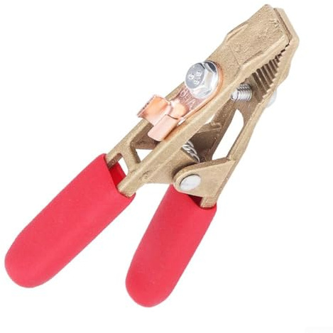 Earth Cable Clamp 260A Made from Brass for Longevity and Stability with Large Opening for Efficient Ground Wire Connection in Welding