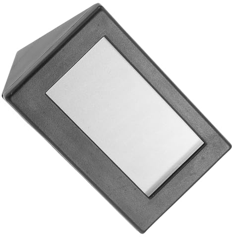 POPETPOP Reloj Digital para Tablero de Auto Pantalla Grande, Diseño Triangular de Plástico Negro, Pequeño y Estilizado para Interior del Vehículo