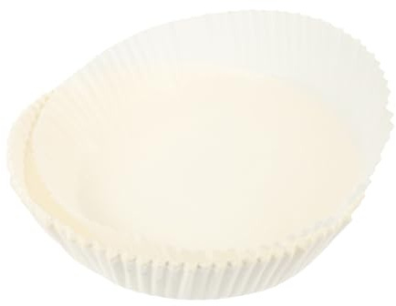 NOLITOY Teglie Di Carta Da Forno Antiolio 20 Cm in Carta Affidabile Per Friggitrice Ad Aria, Forno e Microonde, Set 100 Pezzi Per Cottura Semplice e Antiaderente