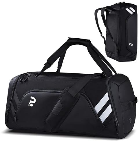 Sporttasche für Damen und Herren, 58L Sporttasche mit schuhfach & Nassfach | 58L Sporttasche Herren mit Schuhfach & Nassfach, Trainingstasche Fitness Tasche Gym Bag für Fitness, Schwimmen, Sport, Reisen