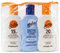 Malibu Sun Travel Essentials with Suncream Protection and Soothing Aftersun Lotion, Water Resistant, SPF 15 and 20, Multipack, 3 x 100ml