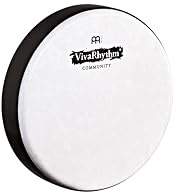 Meinl Percussion VivaRhythm Djembe Head - Kunststofffell für 9 Zoll Djemben - Durchmesser 22,86 cm - Vorgestimmt - Kunststoff, Weiß (VR-POH9-SH) | Fell für VivaRhythm Pop Off Djembe, Vorgestimmt, als Handtrommel spielbar, Durchmesser 9 Zoll, Kunststoff
