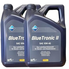 ARAL BlueTronic 10W-40 Motorenöl, 2x4 Liter Kanne