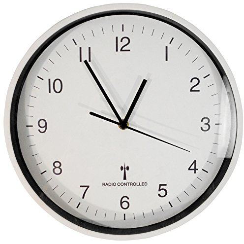 Sutton Home and Garden Wall Mounted 30cm Radio Controlled Clock.