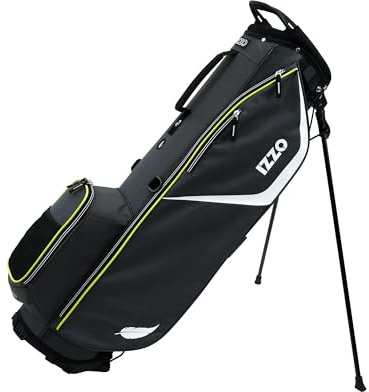 Izzo Golf Izzo Ultra Lite Stand Golf Bag with Dual-Straps & Exclusive Features, Natural