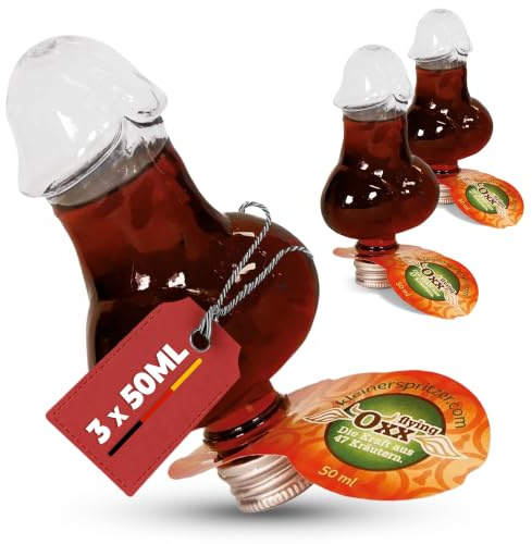 KLEINER SPRITZER Flying OXX Kräuterlikör Formflasche 3 X 50 mL 40% Vol.