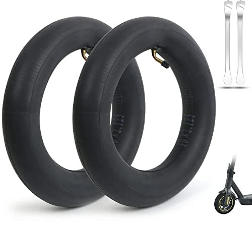 Ainiv Camere d'aria 10 x 2,125, 2 Confezioni di Camere d'aria in Gomma per Scooter Elettrici, Tubi di Ricambio Doppi più Spessi e 2 Pneumatici per Scooter Elettrici, Scooter a Benzina e Scooter