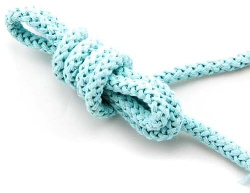 NTS-Nähtechnik 8mm | 5m Kordel | 100% Baumwolle | mit Polyester Kern (Aqua)