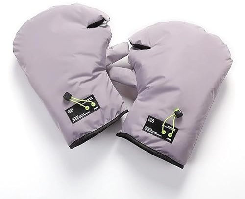 MOOWI Motorrad Lenker Handschuhe Winter für Sportcity 50/125/Cube 300 Series, Wasserdicht Lenker Thermo Handschuhe, Lenkerstulpen Herbst und Winter Thermo Motorradlenker Handschuhe,C
