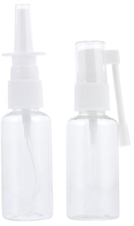Botella Pulverizadora Nasal para Bebés 2 Piezas 30ml Pet | Operación Sencilla y Segura, para Cavidad Nasal y Nariz, Formato Doble