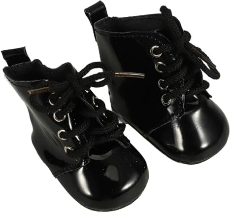 TOYANDONA Puppenschuhe Mini PU Stiefel für Mädchenpuppe Stilvolle Puppenzubehör Einfach Anzuziehen Langlebig Vielseitig Passend für Verschiedene Puppenoutfits