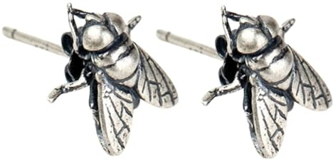 TOYANDONA Boucles D'oreilles Punk Mouche en Métal Décoratives, Clous D'oreilles pour Femmes, Légères et Originales, Bijoux pour Usage Quotidien et Occasions Spéciales, Taille Unique